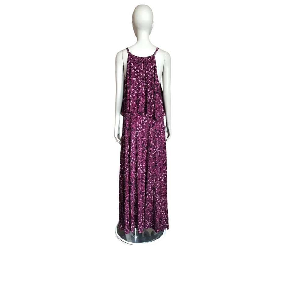 Torrid Purple and Black Patterned Maxi Dress - Picture 7 of 8